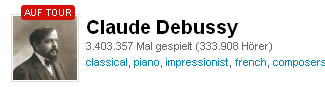 Debussy auf Tour
